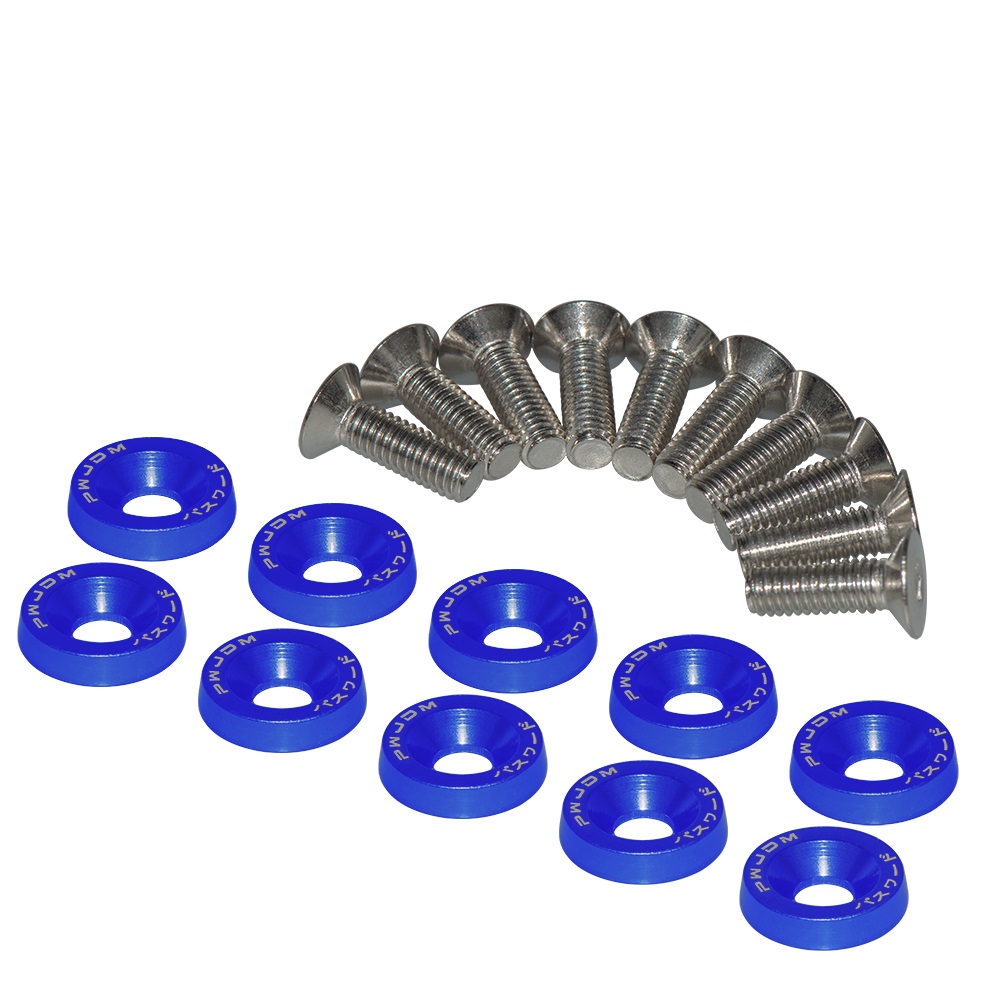 Bumper Plate 10Kg - 10 adet M6 JDM araba modifiye