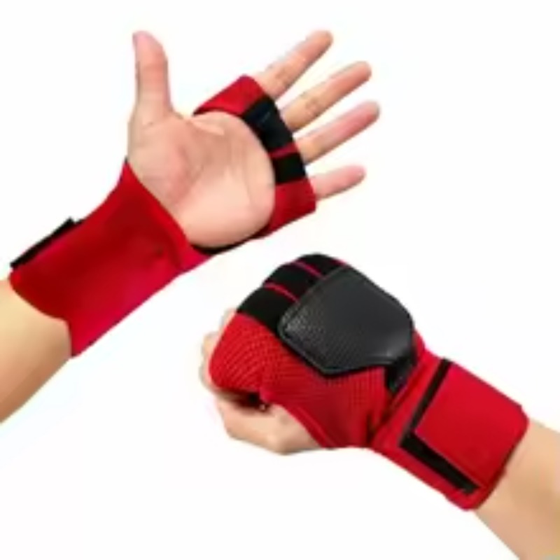 Wrist Wrap Support - Yeni Polyester Boks Eldivenleri Ayarlanabilir Kayış