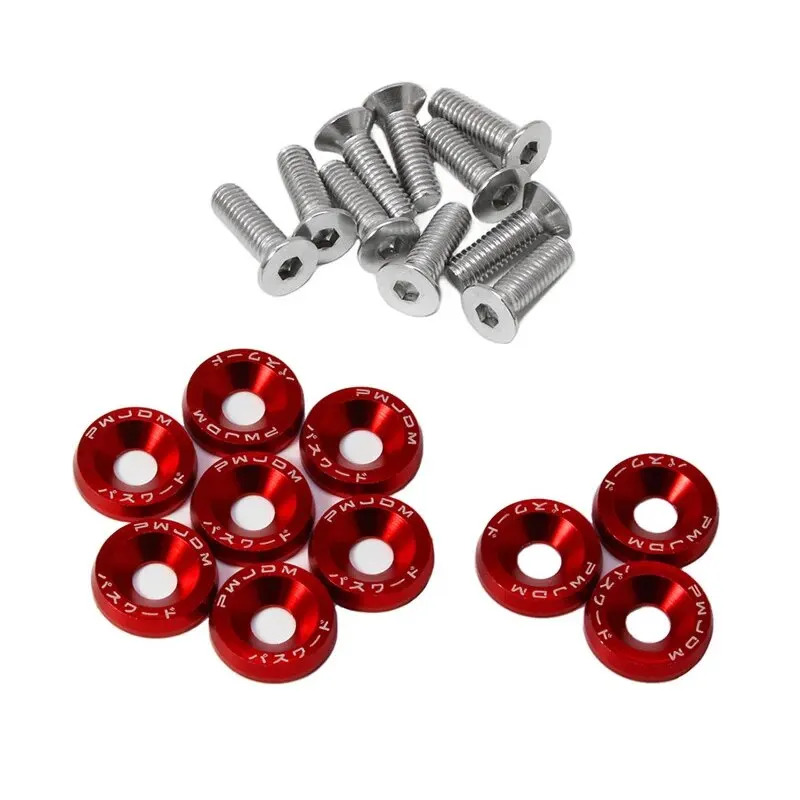 Bumper Plate 10Kg - 10 adet M6 araba bağlantı elemanları