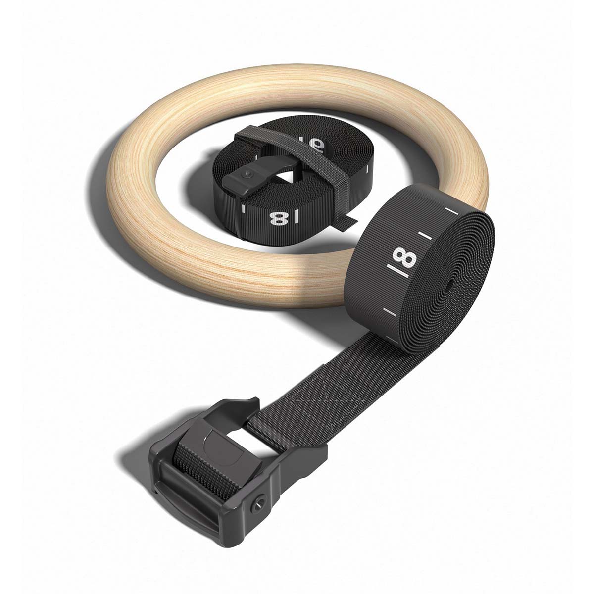 Gymnastic Ring Wood - Ayarlanabilir Ahşap Jimnastik Halkaları 28mm 32mm